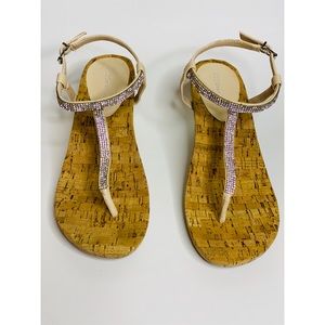 BCBG Rhinestone Sandals